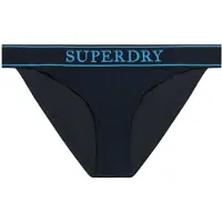 Superdry Logo Classic Bikinislip Blauw Grootte: 40