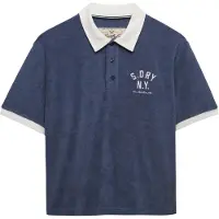 Superdry Shirt 'Heritage' marine / wit