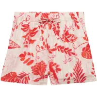 Superdry Broek crème / donkeroranje / knalrood