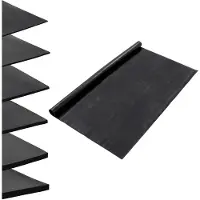 vidaXL Vloermat Zwart 1,2 x 5 m Rubber