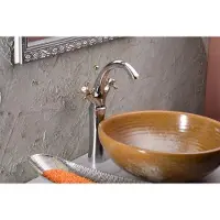 Sapho Antea 1-gats wastafelkraan verhoogd 30cm met pop-up waste chroom / goud