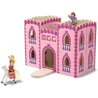 Melissa & Doug Draagbaar Prinsessenkasteel + Figuren