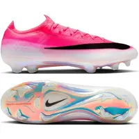 Nike Mercurial Vapor 17 Elite Gras Voetbalschoenen (FG) Felroze Wit Zwart