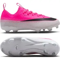 Nike Mercurial Vapor 17 Academy Gras / Kunstgras Voetbalschoenen (MG) Kids Felroze Wit Zwart
