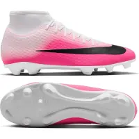 Nike Mercurial Superfly 11 Club Gras / Kunstgras Voetbalschoenen (MG) Felroze Wit Zwart