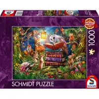 Schmidt - Legpuzzel - Bosverhalen bij nacht - 1000 stukjes - Volwassenen - vanaf 12 jaar