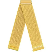 Coros Apex 4 horlogebandje van nylon, 22 mm, geel