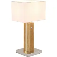 Globo Lighting Houten schemerlamp Forest met kap