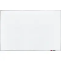 Franken Whiteboard X-tra! Line, wandmontage in staand en liggend formaat, wit geëmailleerd, antimicrobieel, aluminium frame, magnetisch, opbergvak, B 1800 x H 1200 mm, SC3805