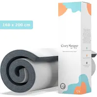 CozySense Topper Matras 160x200 - Topmatras - Topdekmatras - Traagschuim met Verkoelende Gel - CertiPUR - Medium Hardheid - 8 CM - Wasbare Hoes
