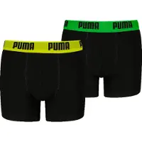 Puma boxershorts - zwart (set van 2) Jongens Stretchkatoen Effen - maat 122/128