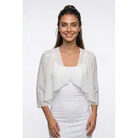 Bonprix Bolero van elegant chiffon maat 50