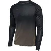 Newline Functioneel shirt 'Beat' bruin / zwart