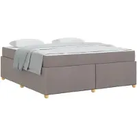 vidaXL Bedframe Taupe 180 x 200 cm Stof