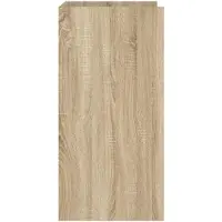 vidaXL Wasmachinekast met opslag Sonoma 67,5 x 48 x 97 cm Bewerkt hout