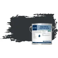 Wixx PRO PU Houtlak Satin RAL 7021 | Zwartgrijs 10L