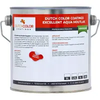 Dutch Color DCC Excellent Aqua Houtlak Hoogglans RAL 9001 | Crèmewit 1L