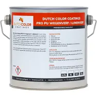 Dutch Color DCC PRO PU Wegenverf/Lijnenverf RAL 1023 | Verkeersgeel 10L