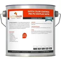 Dutch Color DCC PRO PU Houtlak Satin Wit 20L