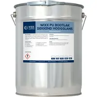 Wixx PU Bootlak Dekkend Hoogglans RAL 6010 | Grasgroen 10L