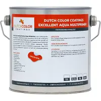 Dutch Color DCC Excellent Aqua Multiprimer RAL 9010 | Zuiver Wit 10L
