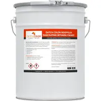 Dutch Color DCC Roofflex Dakcoating Bitumen Zwart Zwart 10L