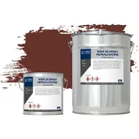 Wixx 2K Epoxy Metaalcoating RAL 8012 | Roodbruin 5L