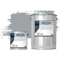 Wixx 2K Epoxy Metaalcoating RAL 7040 | Venstergrijs 5L