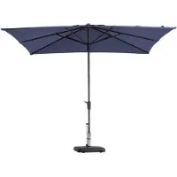 Madison Parasol Syros Luxe Polyester Safier Blue 280 x 280 cm
