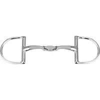 Sprenger Bit Satinox D-ring trens 14 mm dubbel gebroken 13.5 | D-trensen bit paard