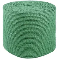 vidaXL Jute Touw 8 mm Groen 100% Tossa jute