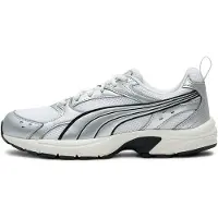 Puma Sneakers laag 'Milenio Tech' zilvergrijs / zwart / wit