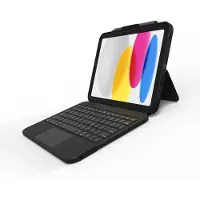 Zagg Tough Keys keyboard bookcase voor de Apple iPad 11 (2025) 11 inch A16 / iPad 10 (2022) 10.9 inch - QWERTY / NL - Zwart