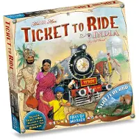 Asmodee Jeu de stratégie Les Aventuriers du Rail - 10 - Map Collection 2 - Inde/Suisse