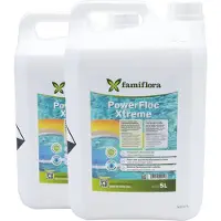 Famiflora PowerFloc Xtreme (Crystalclar) 2 x 5L - Zet troebel water om in kristalhelder water zodat zwemmen weer plezierig wordt