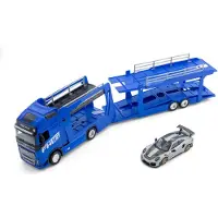 Bburago 1:43 STR FIRE Multicar Carrier - Volvo FH16 met Porsche 911 GT2 RS