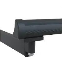 vidaXL Zonnescherm Antraciet 5 x 3 m Metaal