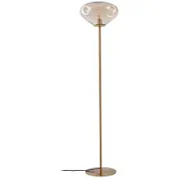 LINDBY Vloerlampe , Lelia, Beige, Eetkamer, Glas, Designer
