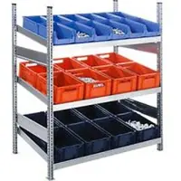 Ssi Complete stelling MBR 3000, basissectie, 3 schuine vakniveaus, 1536 x 500 x 1004 mm