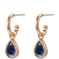 Hey Happiness Oorbellen 'September Birthstone' rose-goud