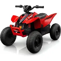 Vrooomy Honda TRX90X 12V Elektrische Kinderquad 3 tot 6 jaar – Officieel Gelicentieerd met Vernieuwde Li-ion Accu – Stoer Accuvoertuig met 4 Motoren, Schokdempers & Bluetooth – Rood