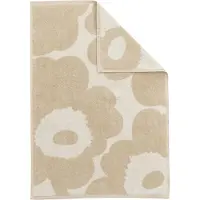 Marimekko Unikko handdoek 50x70 cm Off white-linnen