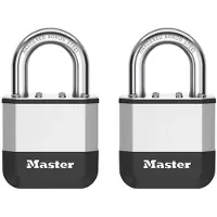 Master Lock Hangslot | | Elite Heavy Duty Lock | 2 stuks | 52 mm