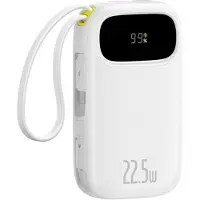 Baseus EnerFill FC31 - Powerbank - 10000mAh - Snelladen - Witte Digitale Display