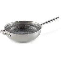 Habonne hybrid RVS triply Wokpan PFAS vrij - 28cm
