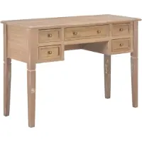 vidaXL Schrijftafel 109,5x45x77,5 cm hout bruin