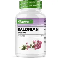 Vit4ever Valeriaan - 500 Tabletten - 1000 mg per Dagdosering (Valeriana Officinalis) - Echte Valeriaanwortel - Meer dan 8 Maanden Voorraad - Zonder Onnodige Toevoegingen, Hooggedoseerd, Vegan