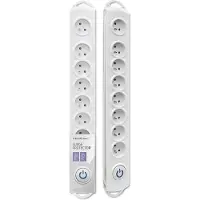 Qoltec 50293 surge protector White 8 AC outlet(s)