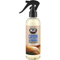 K2 DEOCAR Real Leather - Luchtverfrisser & Geurneutralisator - 250 ml - Luxe leergeur - Spray