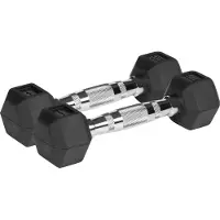 Rebel Active Serie - Hexagonale Gewichten - 2x1kg Set - Gecoate Gietijzeren Handgrepen